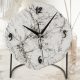 Handmade Marble Decorative Clock, 18 cm, Silent Mechanism
