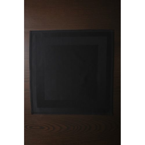 100% Cotton Black Napkin, 50 x 50 cm | Elegant & Durable