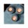 Donut Concrete Candlestick Set (3 Pieces) - Grey