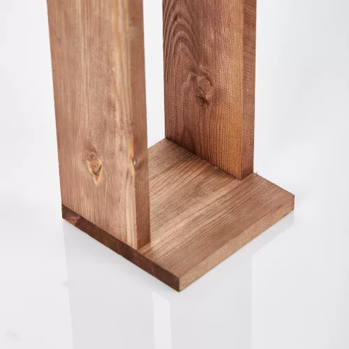 Natural Wooden Toilet Paper Holder, 61 cm | Stylish & Functional