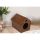 Walnut Wooden Cat House, Disassembled, 38 cm Height