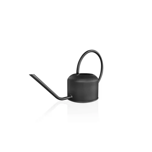 Stainless Steel Watering Can, 0.9L, Black | Durable & BPA Free