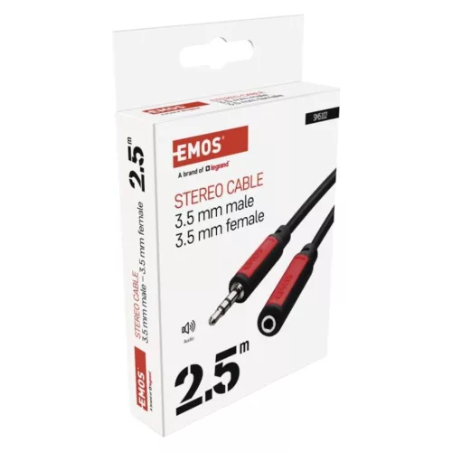 EMOS Jack cable 3.5mm ST plug-3.5mm ST plug 2.5m