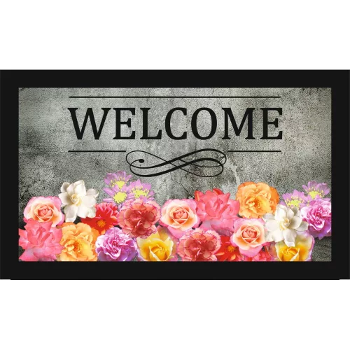 Durable PVC Doormat, 45 x 70 cm | 50% Nonwoven Felt