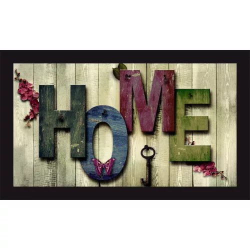 Durable PVC Doormat, 45 x 70 cm | 50% Nonwoven Felt