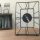 Elegant Black Metal Decorative Clock, 20x30 cm | Wall-Mountable, 100% Metal, 2 mm Thickness