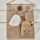 Light Brown Felt Organizer, 35x45 cm, 100% Jute | Stylish & Functional Storage Solution