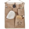 Light Brown Felt Organizer, 35x45 cm, 100% Jute | Stylish & Functional Storage Solution