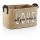 Light Brown Jute Felt Basket, 30x18x22 cm | 100% Jute, Easy Care