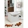 Grey Felt Storage Box, 30x30x30 cm | Durable Polyester-Cotton