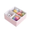 Felt Organizer Set (4 Pieces), Powder Color, Stylish & Durable