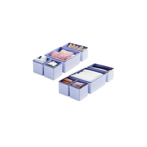 Navy Blue Felt Organizer Set (4 Pieces) | Stylish & Durable