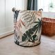 Stylish Felt Basket, 37x40 cm, 70% Polyester, Easy Care