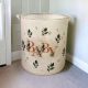 Elegant Cream Felt Basket, 37x40 cm | Durable 70% Polyester