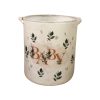 Elegant Cream Felt Basket, 37x40 cm | Durable 70% Polyester