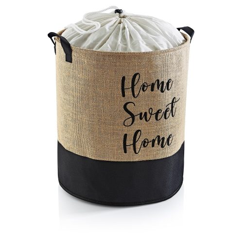 Light Brown Jute Felt Basket, 37x40 cm | 100% Jute, Easy Care