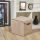 Light Brown Jute Felt Storage Box, 30x30x30 cm | Durable & Stylish