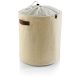 Elegant Cream Felt Basket, 37x40 cm, 49L | 100% Terrycloth