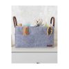 Grey Felt Basket, 33x20x18 cm | 100% Felt | Stylish Storage