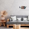 Black Metal Bookend, 44 x 14 x 22 cm | 100% Metal, Durable Design
