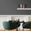 Black Metal Bookend, 44 x 14 x 22 cm | 100% Metal, Durable Design