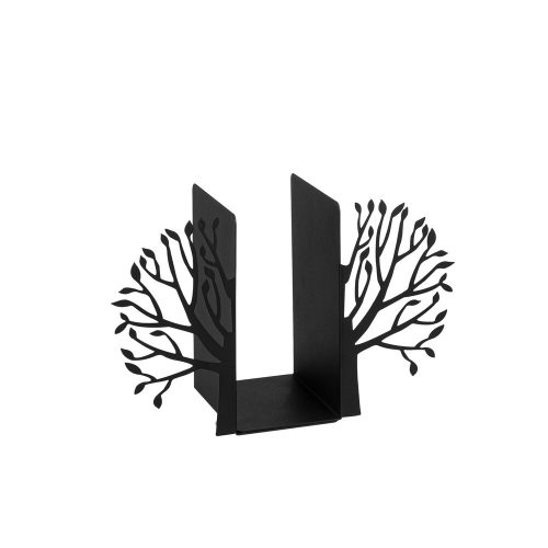 Black Metal Bookend, 44 x 14 x 22 cm | 100% Metal, Durable Design