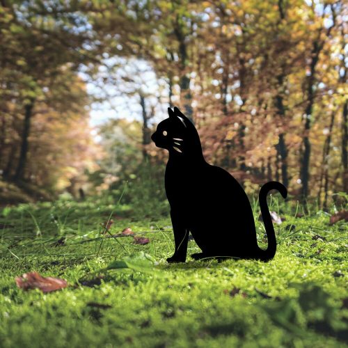 Elegant Black Metal Decorative Object, 38 x 20 cm | 100% Metal, No Assembly Required