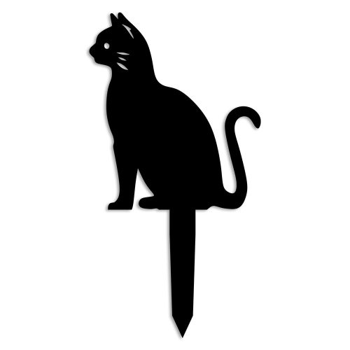 Elegant Black Metal Decorative Object, 38 x 20 cm | 100% Metal, No Assembly Required