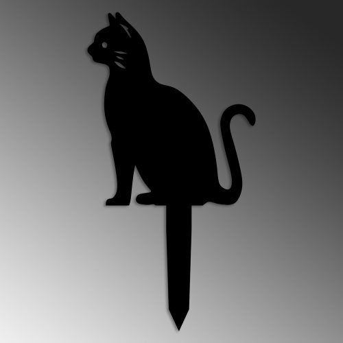 Elegant Black Metal Decorative Object, 38 x 20 cm | 100% Metal, No Assembly Required