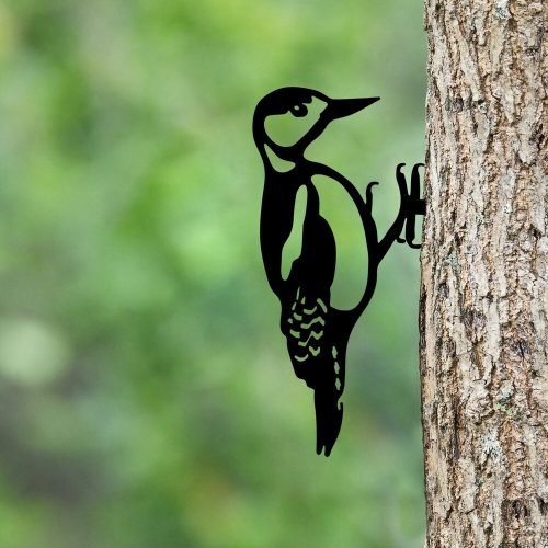 Hand-Painted Black Decorative Object, 18 x 30 cm | 100% Metal, No Assembly Required, Unique Design