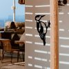 Hand-Painted Black Decorative Object, 18 x 30 cm | 100% Metal, No Assembly Required, Unique Design