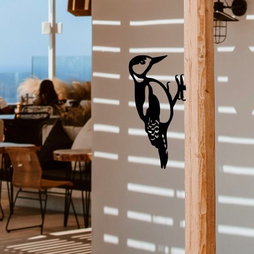 Hand-Painted Black Decorative Object, 18 x 30 cm | 100% Metal, No Assembly Required, Unique Design