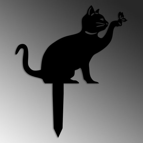 Elegant Black Metal Decorative Object, 36 x 31 cm | 100% Metal, No Assembly Required