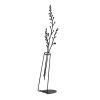Black Metal Decorative Object, 12 x 50 cm, 1.5 mm Thick