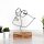 Elegant Black Decorative Object, 100% Metal & Wood, 17x31cm