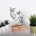 Elegant Black Decorative Object, Metal & Wood, 17x38cm