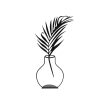 Stylish Black Metal Decorative Object, 20 x 39 cm, 1.5mm