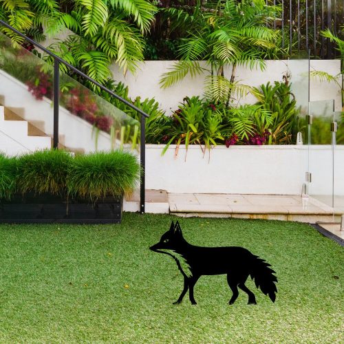 Elegant Black Metal Decorative Object, 48 x 50 cm | 100% Metal, No Assembly Required