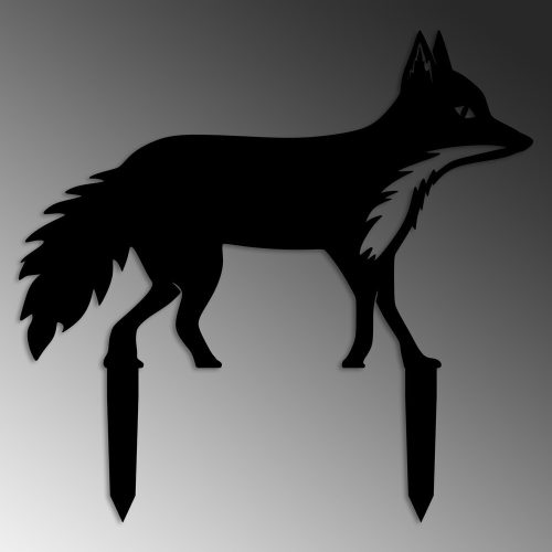 Elegant Black Metal Decorative Object, 48 x 50 cm | 100% Metal, No Assembly Required