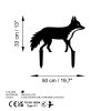 Elegant Black Metal Decorative Object, 48 x 50 cm | 100% Metal, No Assembly Required