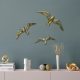 Elegant Gold Decorative Wall Accessory Set (3 Pieces)