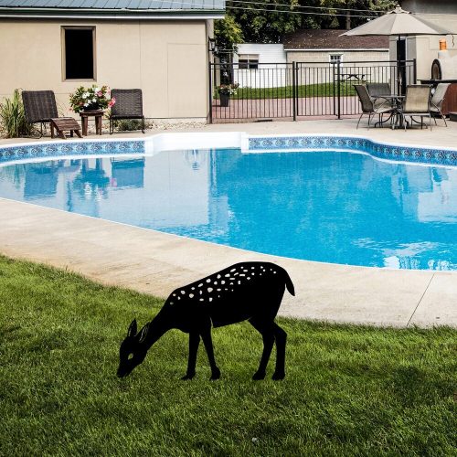 Elegant Black Metal Decorative Object, 64 x 72 cm | 100% Metal, No Assembly Required