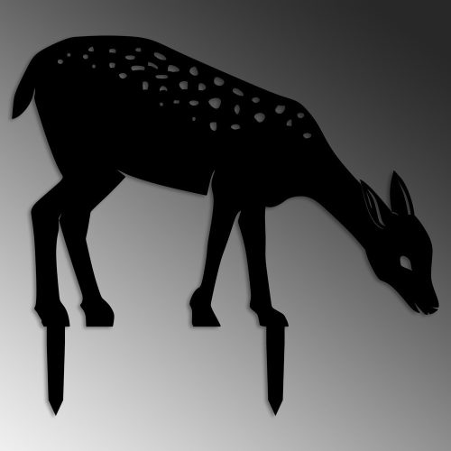 Elegant Black Metal Decorative Object, 64 x 72 cm | 100% Metal, No Assembly Required