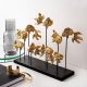 Elegant Gold Decorative Object, 42 cm | 100% Polyester