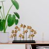 Elegant Gold Decorative Object, 42 cm | 100% Polyester