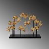 Elegant Gold Decorative Object, 42 cm | 100% Polyester