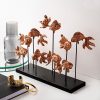 Elegant Copper Decorative Object, 42x28x10 cm, 100% Polyester