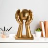 Elegant Gold Decorative Object, 30 cm | 100% Polyester