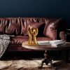 Elegant Gold Decorative Object, 30 cm | 100% Polyester