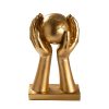 Elegant Gold Decorative Object, 30 cm | 100% Polyester